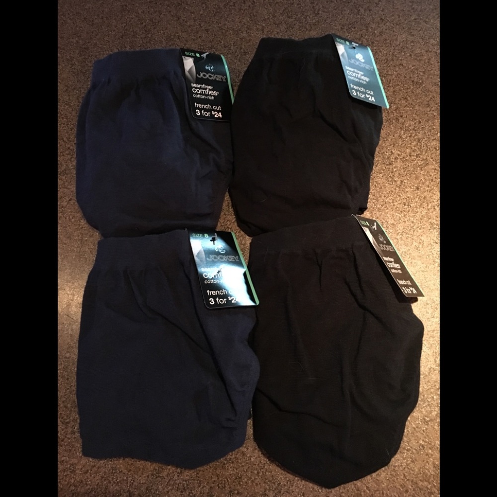 NWT 4 Pair Jockey French Cut Seamless Panties